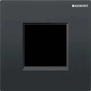 Geberit Abdeckplatte Typ 30 zu UR-Strg. schwarz / glanzchrom / schwarz, 243271KM1 243271KM1