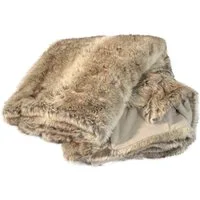 Wohndecke Wolf, MESANA, aus hochwertigem Fellimitat, Kuscheldecke, 150x200 cm