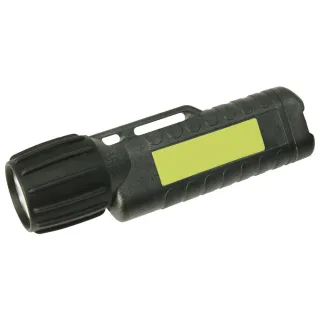 UK Helmlampe 3AA eLED CPO , ES Frontschalter, schwarz
