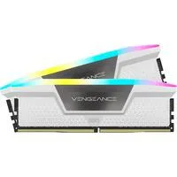 DIMM 32 GB DDR5-6400 (2x 16 GB) Dual-Kit, Arbeitsspeicher weiß, CMH32GX5M2B6400C36W, Vengeance RGB, INTEL XMP
