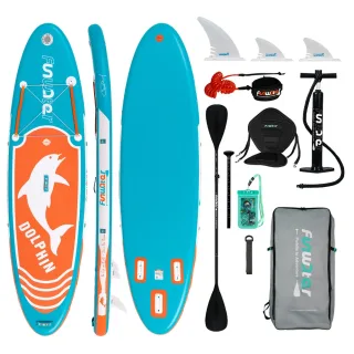 [EU Direct] FunWater 320cm Inflatable Stand Up Paddle Board Surfboard Complete Accessories With Chair Air Pump Adjustabl