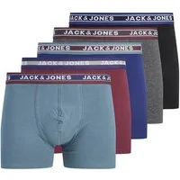 Jack & Jones Trunk JACOLIVER TRUNKS 5 PACK NOOS (Packung, 5-St) Baumwollmischung, elastisches Bündchen