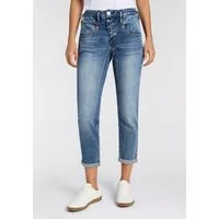 Herrlicher Boyfriend-Jeans Shyra Cropped Denim in Cropped-Länge, hoher Bund