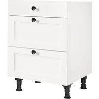 nobilia® Unterschrank "Cascada", vormontiert, mit höhenverstellbaren Sockelfüßen, in den Breiten 30, 45, 60 und 90 cm, mit Schubkasten und Auszügen