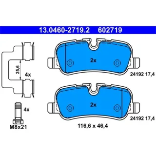ATE Bremsbel?ge hinten Land Rover Discovery Range Rover III Sport