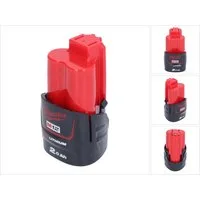 Milwaukee M12 B2 12 V - 2,0 Ah / 2000 mAh Li-Ion Akku Akkupacks
