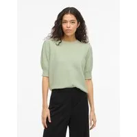 Vila Strickpullover VIRIL 2/4 SLEEVE O-NECK KNIT TOP - NOOS