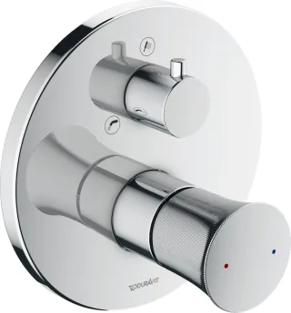 Duravit White Tulip Einhebel-Wannenmischer Unterputz Chrom Hochglanz 170x97x170 mm - WT5210018010 WT5210018010