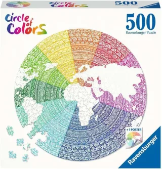 Circle of Colors: Mandala - Ravensburger Puzzle 17168 [500 Teile]