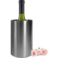 Sendez Wein- und Sektkühler Doppelwandig Edelstahl Flaschenkühler Getränkekühler Weinkühler