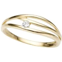 Firetti Goldring Schmuck Geschenk Gold 333 Damenring Goldring, mit Zirkonia (synth)