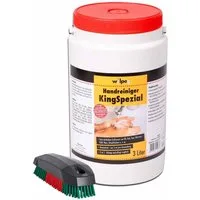 wilpeg® Handcreme Handreiniger KingSpezial 3L+Waschbürste, Handwaschpaste reinigt pflegt