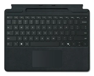 Microsoft Surface Pro Keyboard mit Copilot-Taste und Stiftaufbewahrung (ohne Stift) | 8xb-00143 | schwarz - DE