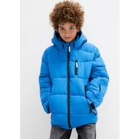 bonprix Steppjacke mit Kapuze und Fleece, normale Passform, mit reflektierenden Details