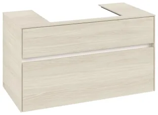 Villeroy & Boch Waschtischunterschrank Collaro C01900 1000x548x500mm 2 Ausz. Waschtisch mittig White C01900AA