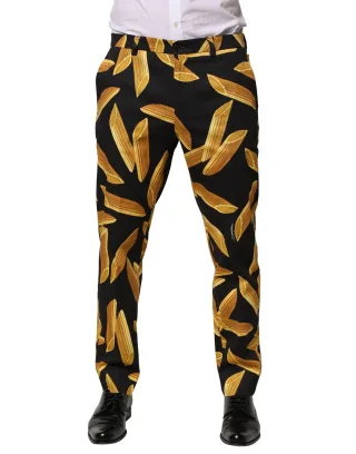 Nudeldruck Seidenhose