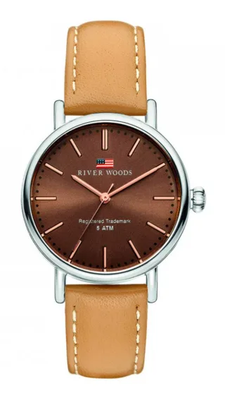 River Woods Oswego Braun Damen Armbanduhr RW340017