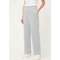 Olsen Stoffhose Hose aus Seersucker-Qualität mit elastischem Bund