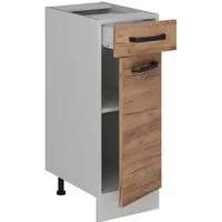 Vicco Unterschrank R-Line, Goldkraft Eiche/Weiß, 30 cm ohne Arbeitsplatte (1-St)