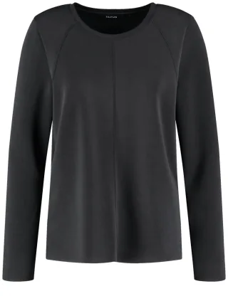TAIFUN - Langarmshirt schwarz - Gr. - 36
