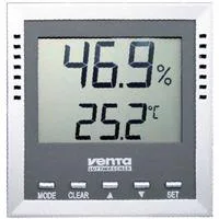 Thermometer-Hygrometer 6011000 silber/grau
