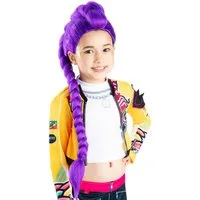 Rubie´s Kostüm-Perücke KPop Demon Hunters – Rumi Perücke für Kinder, Offizieller Lizenzartikel zum mega-erfolgreichen Netflix-Anime