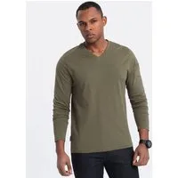 OMBRE Longsleeve Longsleeve für Herren mit V-Ausschnitt.