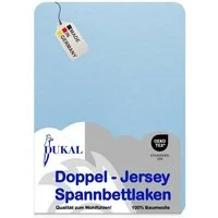 DUKAL Spannbettlaken Kinderspannbettlaken, 32 verschiedene Farben, 100% Baumwolle, Doppel-Jersey, Gummizug: rundum, (1 Stück), 40x90 cm, aus hochwertigem Doppel-Jersey, Made in Germany