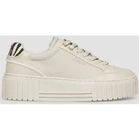 s.Oliver Sneakers Sneaker Sneaker mit Plateau-Sohle und Leo-Detail