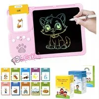 ibettertec Lernspielzeug Sprechende Flash-Karten,Spielzeug,Deutsch Lernspielzeug,510Wörter (Deutsch und Englisch Lernen für Kinder, 2 in 1 Lernspielzeug Lesen und Schreiben,Montessori-Spielzeug), 510 Wörter Sprechende Flash-Karten,mit LCD Schreibtabl