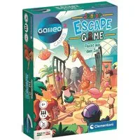 Clementoni® Spiel Galileo, Escape Game Junior Flucht aus dem Zoo, Detektivspiel, Made in Europe