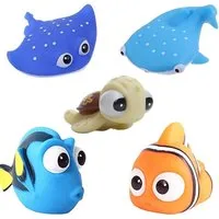 FELIXLEO Badespielzeug Baby Badespielzeug Wasser Badewanne Fisch Sprühspielzeug Kinder (5-tlg)