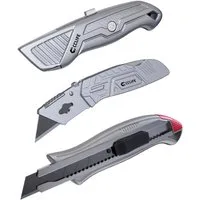 CCLIFE Cuttermesser CCLIFE Profi Werkzeugset 7-teilig fuer Haushalt und Werkstatt, (7-tlg)