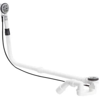 Viega Multiplex Funktionseinheit 308889 chrom, 40/50 x 1070 mm, Badewanne Überlänge