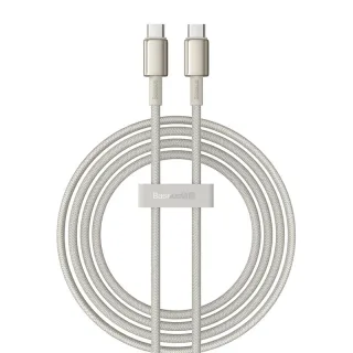 Baseus Tungston Gold Series 5A 100W Type-C to Type-C Cable Fast Charging Data Transmission Tinned Copper Core Line 1M Lo