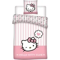 AY!Max Kinderbettwäsche Hello Kitty Club Wende Bettwäsche Set 2tlg 135 x 200 cm / 80 x 80 cm, 1 teilig, Langlebig