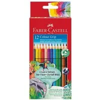 Faber-Castell Buntstift Colour-GRIP, (Colour-GRIP, 12-tlg), mit Soft-Grip-Zone