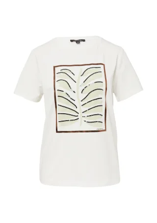 comma - T-Shirt weiß - Gr. - 42