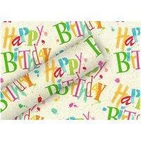 Braun+Company Atelier Geschenkpapier Braun & Company Geschenkpapier bunt 1,5 m x 70 cm