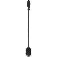 WENKO Reinigungsbürste Flaschenbürste BERNOS, Anthrazit, L 38 cm, Silikon, mit Aufhängung