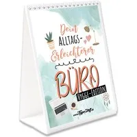 TypeStoff Tischkalender Büro-Sprüchekalender: Deko & Motivation – immerwährend ohne Datum, Made in Germany