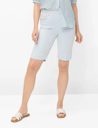 Raphaela by Brax Damen Bermuda Style PAMINA BERMUDA AIR BLUE, hellblau, Gr. 40