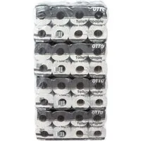 Otto Office Budget Toilettenpapier (64-St), 2-lagig, naturweiß mit Prägung, 250 Blatt/Rolle