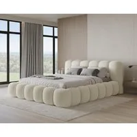 Chilly Möbel Polsterbett Stoff mit Stauraum und Hubfunktion Holzrahmen (Boxbett ohne Matratze in vielen Farben, 1-tlg., 140x200 160x200 180x200 200x200cm), gepolstertem Kopfteil Bettkasten modern