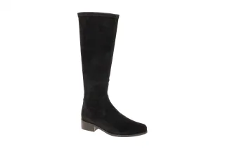 Peter Kaiser Damenstiefel 9-75518-45-044 Schwarz Echtleder Langschaft Rauhleder
