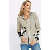 heine Strickjacke Strickjacke Langarm Ajour, Jacquard