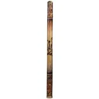 Terré Didgeridoo, Bambus Didgeridoo beflammt und bemalt ungestimmt 120cm, Percussion, Ritual Percussion, Bambus Didgeridoo, beflammt und bemalt, ungestimmt, 120cm