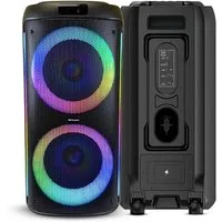 fontastic Zeal 1000 Party Lautsprecher mit Mikrofon, LED & Bluetooth Bluetooth-Lautsprecher (100 W)