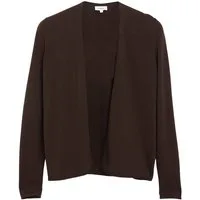 s.Oliver Cardigan Strickjacke Weicher Feinstrick-Cardigan mit Rollkanten