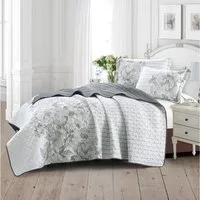 alesvelt Tagesdecke Set Tulin Überwurf Decke 3 Teilig 2 Personen 240 x 260 cm